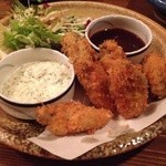 japanese restaurant 旬菜 籐や - カキフライ