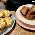 食堂ニーナ - キッチュと豚バラ肉