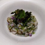 馳走西健一 - 地元の蛤と餅米と玄米のリゾット