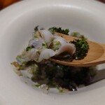 馳走西健一 - 地元の蛤と餅米と玄米のリゾット