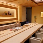 赤坂 鮨 ふくなが - 店内の雰囲気