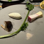 一六四 三上ル - 福島、大竹さんの野菜と地鶏のムース