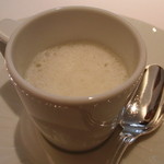 ラ・トルテュ - ランチＡコース～アミューズ３　（アツアツのスープ）