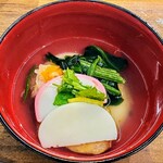 Bisutoro Kafe Momotenashiya - 岡山のお雑煮
