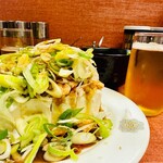 時ちゃんラーメン - ネギ、ザーサイ、桜エビがどっさりの冷奴！