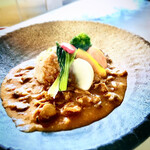 和歌の浦カフェ マーレライ - ごぼうとソイミートのカレー