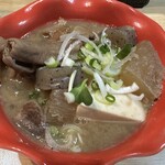 地与庵 - もつ煮 （宴会）　(2024/01)