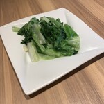 鼎泰豐 - 青菜炒めはニンニクが効いてます。