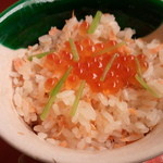赤坂 菊乃井 - 2013.12　いくら鮭ご飯