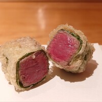 たきや - スペシャリテ　牛ヒレ肉の天ぷら