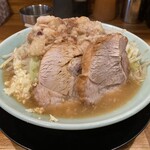 ラーメン 盛太郎 - ラーメン(野菜・ニンニク・背脂)
