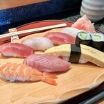 しほう田 - にぎり鮨ランチ … ¥1,300円（税込）