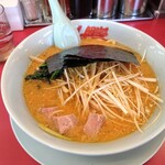 ラーメン 山岡家 - 特製味噌ネギラーメン