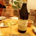 トラットリア・アルモ - ご主人に選んでもらった白ワイン（2013年12月）