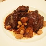 トラットリア・アルモ - 丹波産 イノシシ ホホ肉の赤ワイン煮 黒胡椒風味（2013年12月）
