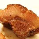 トラットリア・アルモ - 丹波産 イノシシ ホホ肉の赤ワイン煮 黒胡椒風味（2013年12月）