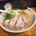 塩そば専門店 桑ばら - 鴨脂とうるめの塩