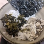 ゆで太郎 もつ次郎 - 3色ごはん