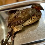 ウシマル - 山武産小綬鶏（コジュケイ）は炭火焼きに。