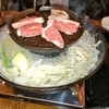 隣のロッヂ - 上の鍋でジンギスカン