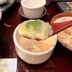 お食事処 楽 - 茶碗蒸しの蟹あんかけ　美味！