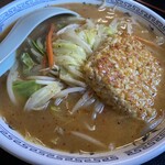 ラーメン処 花いちばん - 料理写真:から味噌納豆ラーメン