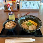 すーじぐわーのそば屋 さーふーふー - そばセット
