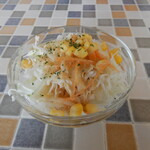 南欧風キッチン ロコ ジラフ - それに付くサラダ