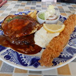 南欧風キッチン ロコ ジラフ - ハンバーグランチ