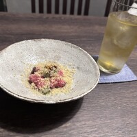 和食しんくろ - ローストビーフ　子持ち昆布　からすみ