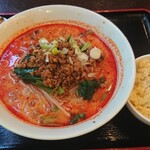 紅花 - 担々麺と小ちゃーはん