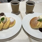 幸せのパンケーキ - 幸せのパンケーキ＆濃厚チーズムースパンケーキ