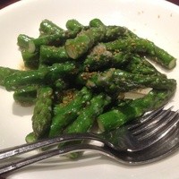 萬珍樓 本店 - アスパラのニンニク炒め