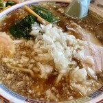 Oomura Shokudou - 麺アップ