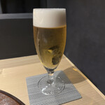 赤坂 鮨大谷 - 生ビール　熟撰 