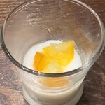 赤坂 鮨大谷 - 豆乳杏仁豆腐とキンカンスライス