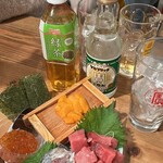 魚熊鮮魚店と立ち飲みぼてふり - 