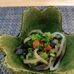 糸魚川 いのまた - 河豚の皮引きポン酢和え？