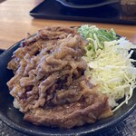 Karubi donnto sunn xubu sennmonntennd isennkanndonn - しんちゃんが食べたカルビ丼大盛。890円
