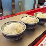 焼肉の和民 - みんなで、ライス１杯目、大盛り〜