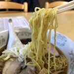 ふじみや食堂 - プリプリしたおいしい麺です。硬めにしてくださいました。