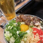 もんじゃや - 料理写真:スジねぎ玉 ¥990