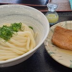 麺賊 - 料理写真:しょうゆうどん（大）＆あげ