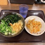 こがね製麺所 - かけうどん、野菜かき揚げ【2024.1】