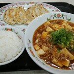 餃子の王将 - 麻婆麺セット
