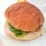 レストランからり - 内子豚のもろ味焼バーガー380円