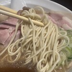 NIBOSHI MANIA - 麺は極細ストレートでぱっつん食感です。少し硬めです。