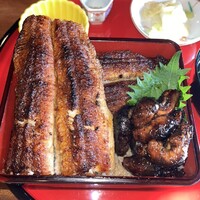 炭焼うな富士 白壁別邸 - 肝入り上うな重