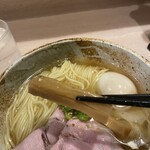 麺笑 巧真 - メンマは太めで柔らかいタイプ