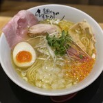 麺のようじ - 鶏節 極塩らーめん900円＋麺大盛り150円